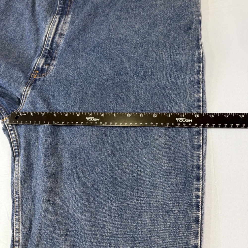 VTG Levis 550 Relaxed Fit Jeans Mens 54x30 Blue Denim Orange Tab Vintage 5-Pockt - Picture 15 of 16